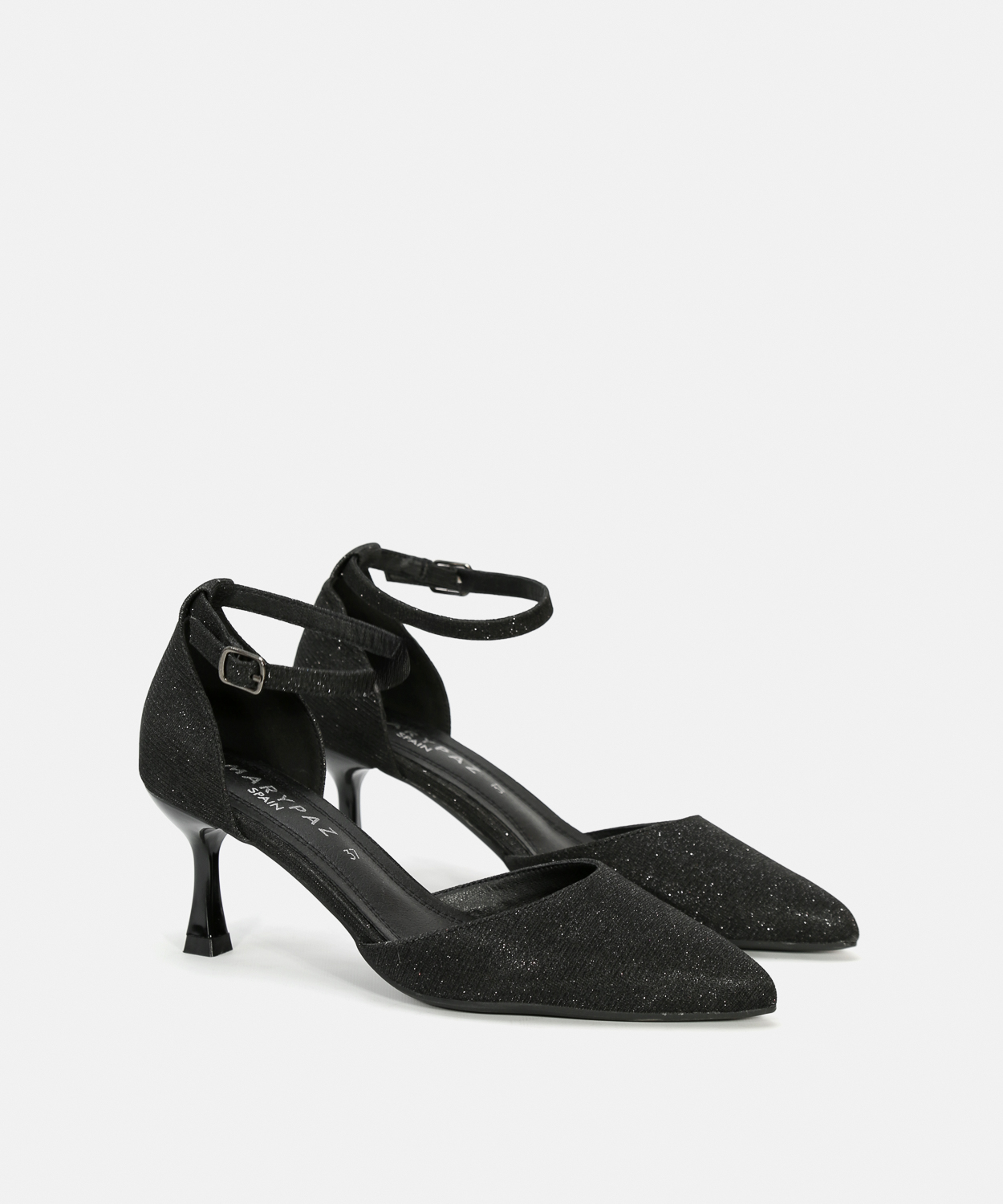 Zapatos tacón brillo